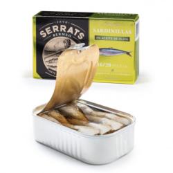 BABY sardinky v olivovom oleji 118g SERR