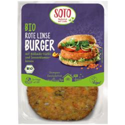 Burger s ervenou oovicou a zeleninou 160g bio SOTO