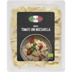 Cestoviny Ravioli s mozzarellou a paradajkami a 250g bio PAN
