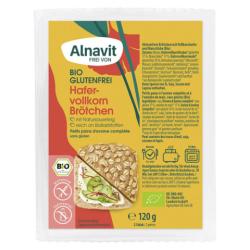 Chlieb celozrnn ovsen bezlepkov 120g bio ALN