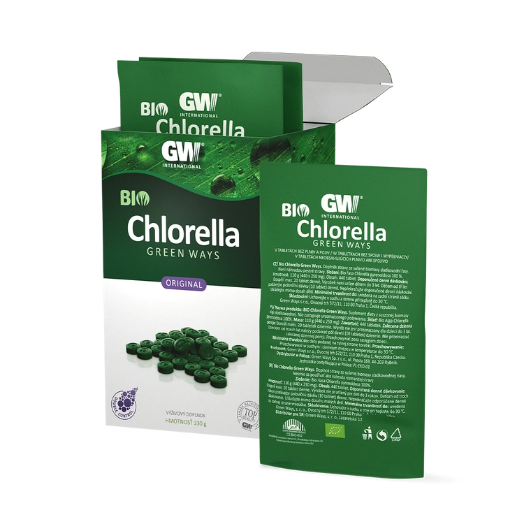Chlorella tablety GW 330g