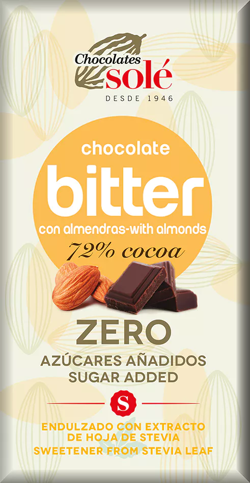 okolda hork 72% s mandami so stviou 100g bio Sol