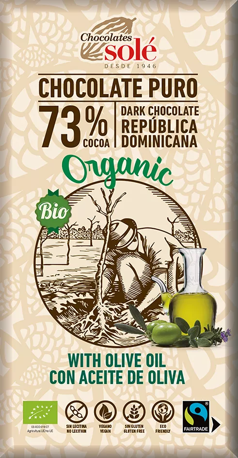 okolda hork 73% s olivovm olejom 100g bio Sol