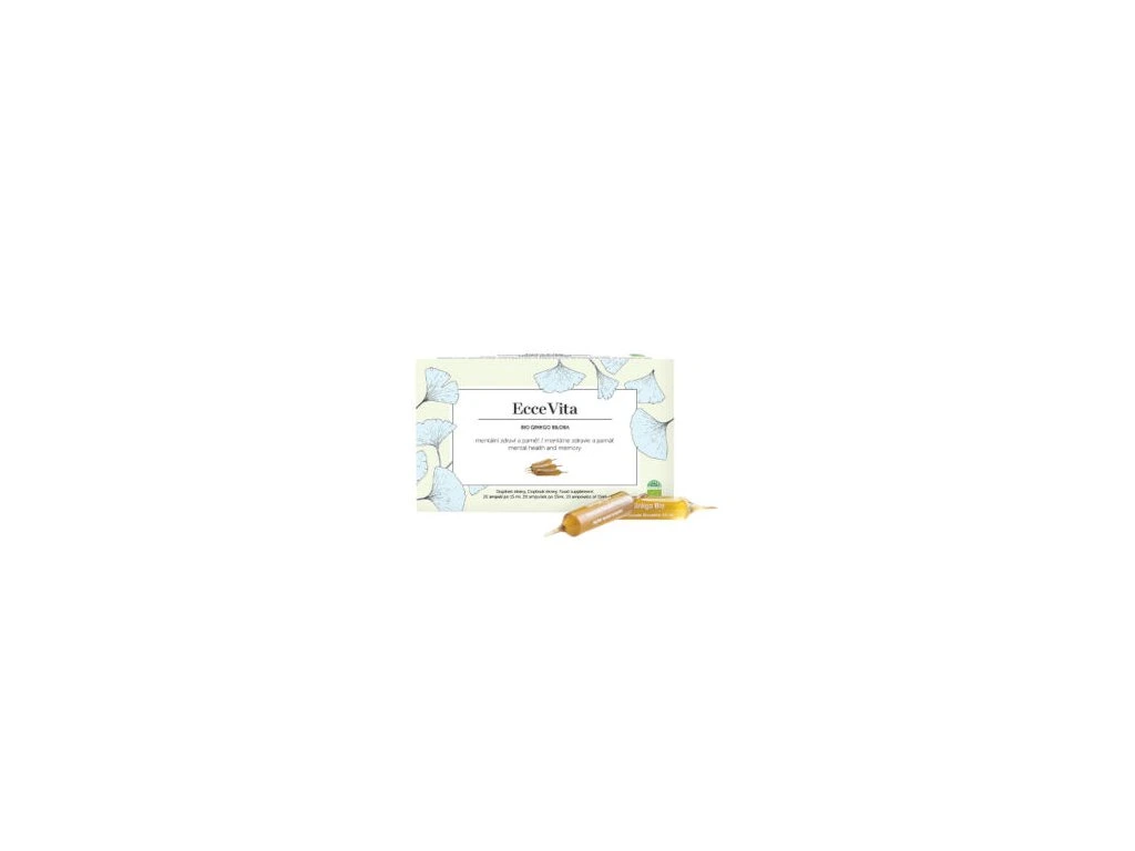 Ginkgo Biloba extrakt 20 amp. bio