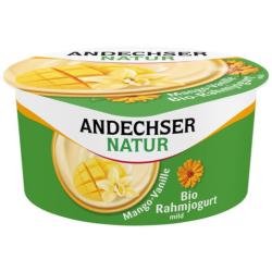 Jogurt jemn mango-vanilka 150g bio AND