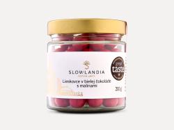 Lieskovce v bielej okolde s malinami 200g