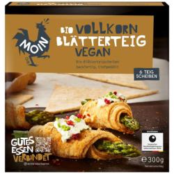 Lstkov cesto celozrnn vegan 6x50g bio MOI