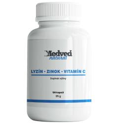 Lyzn - zinok - vit. C 120kaps. Medve