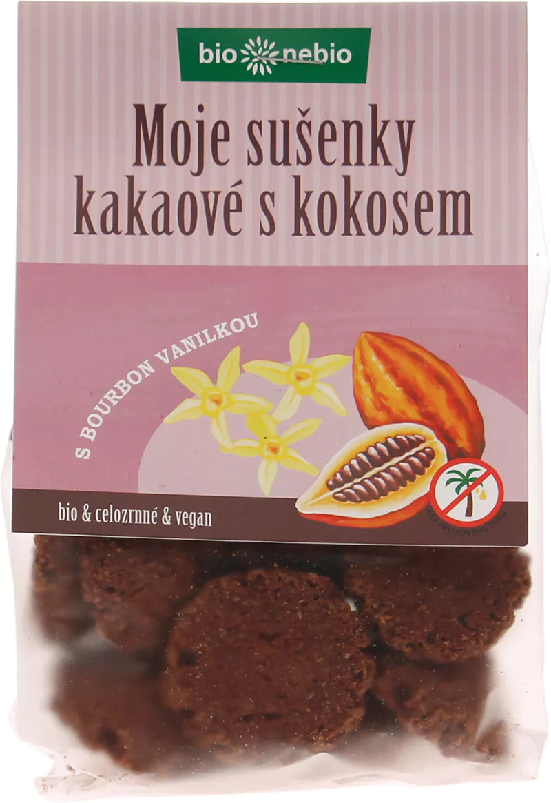 Moje suienky kakaov s kokosom 130g bio