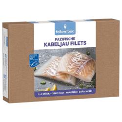 Mrazen� filety z tresky bez ko�e 200g FF