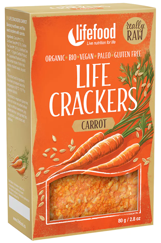 Nepeen placky Mrkvnky 80g bio Lifefood