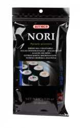 Morsk riasy Nori pltky 25g 10 listov