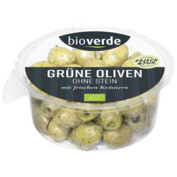 Olivy zelen chladen s bylinkami 150g bio BVE