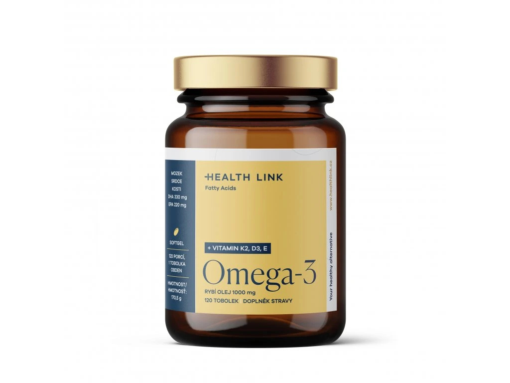 Omega 3 ryb� olej + D3,K2,E 120kaps.