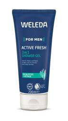 Pnsky sprchov gl Active fresh 3v1 200ml WELEDA