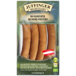 Prky frankfurtsk 200g bio JUFFINGER