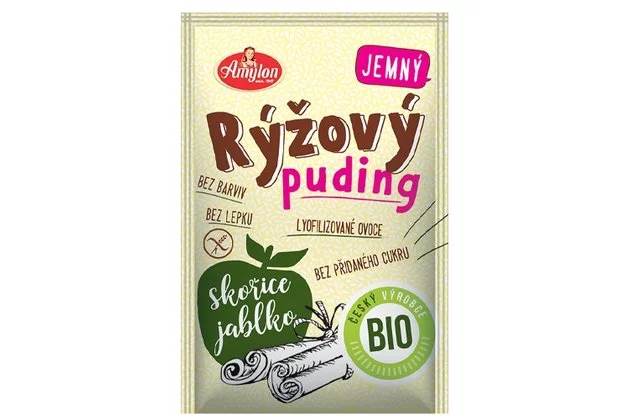 Ryov puding s prchuou jabk a korice 40g bio