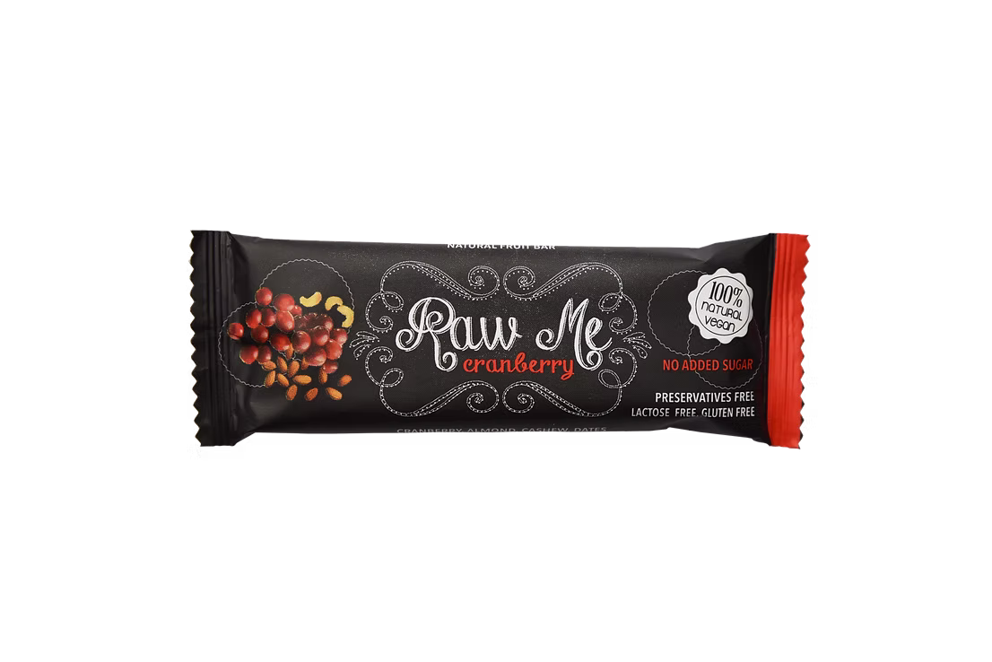 Ty�inka Raw me brusnicov� 45g