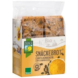 Snckebrot Curry a tekvicov sem. 200g bio BOH