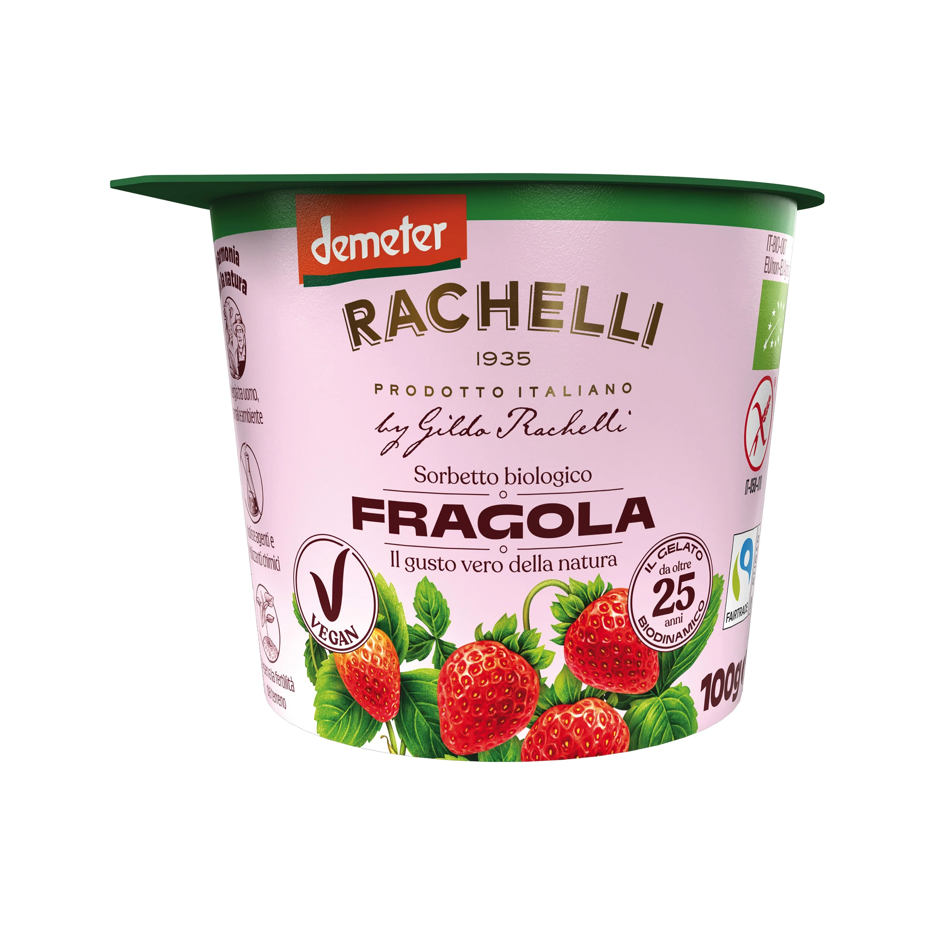 Sorbet jahodov 125ml bio RAC
