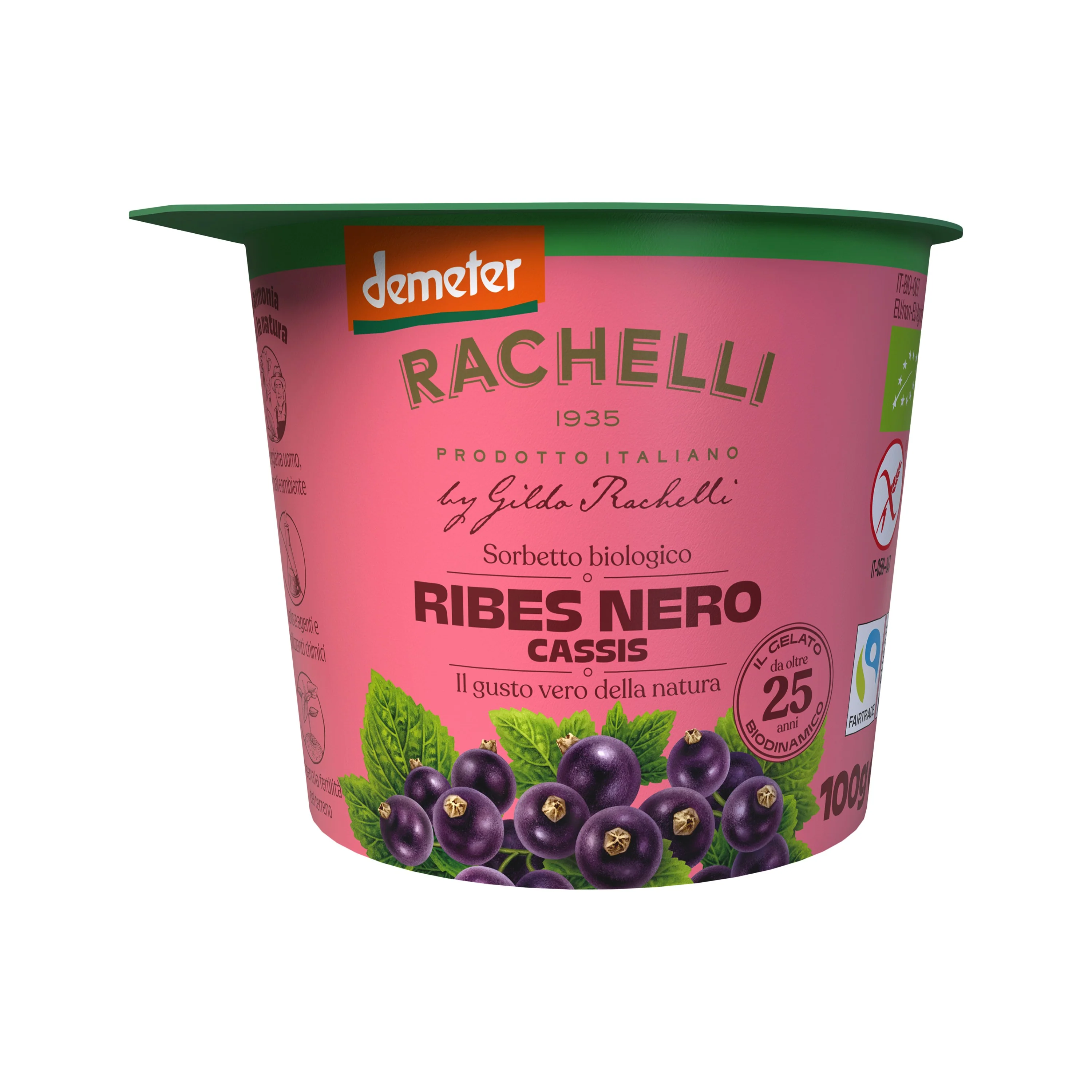 Sorbet z iernej rbezle 125 ml bio RAC