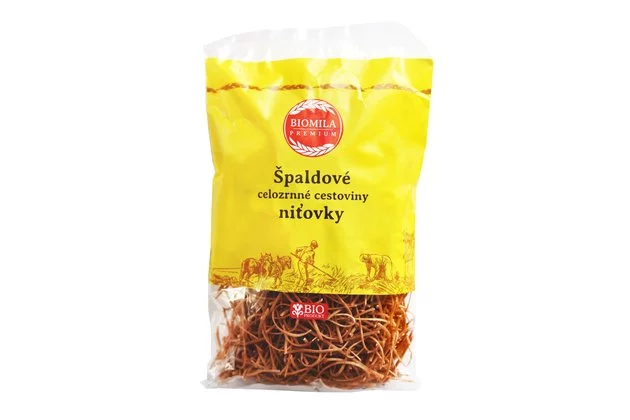 Cestoviny celozrnn paldov niovky 250g bio
