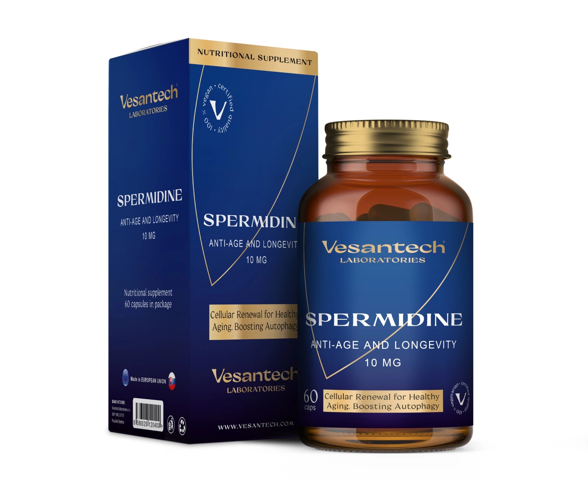 Spermidine 10mg 60 kaps. Vesantech