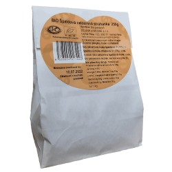 Strhanka paldov celozrnn 250g bio
