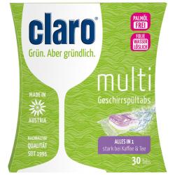 Tablety do umvaky 3-fzov 30 ks 600g CLARO