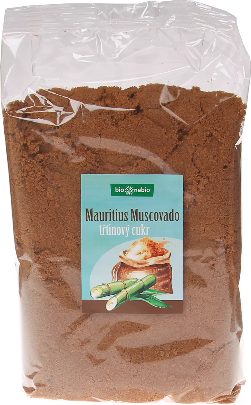 Cukor trstinov surov Muscovado 1kg