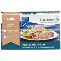 Biely tuniak v slnenicovom oleji 120g FON