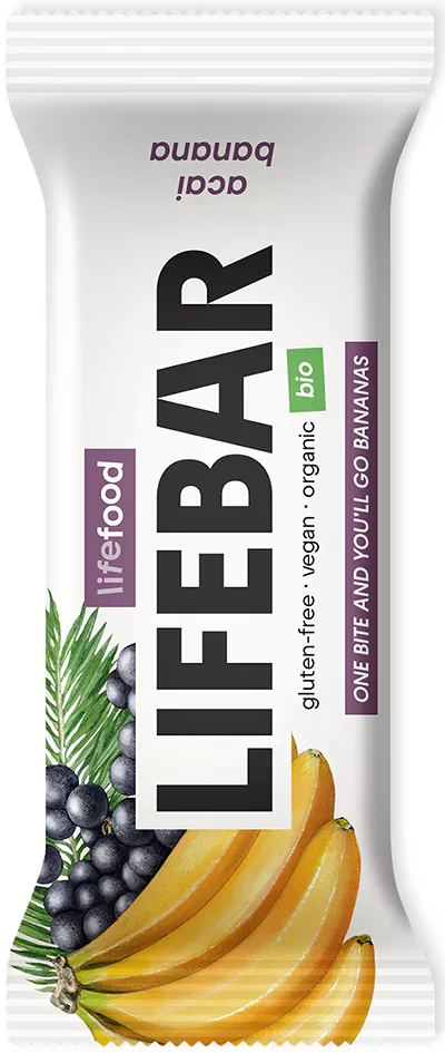 Tyinka acai+bann 40g bio LIFEBAR