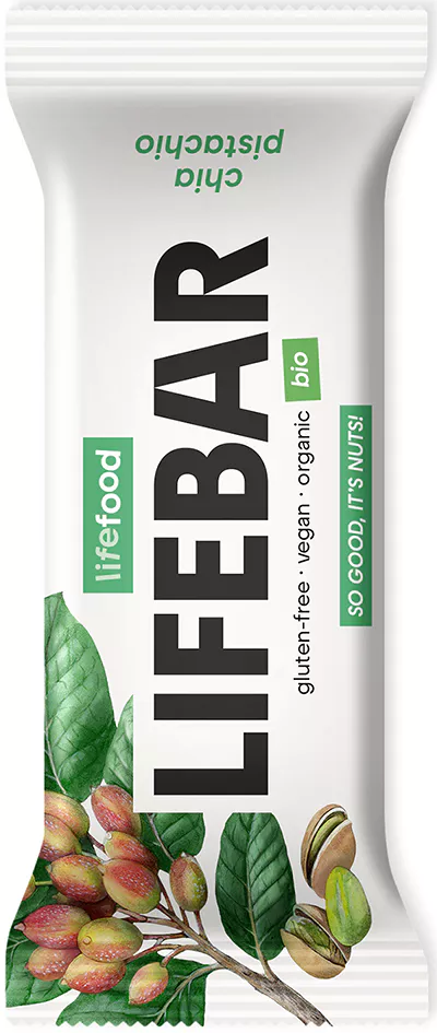 Tyinka chia+pistcie 40g bio LIFEBAR