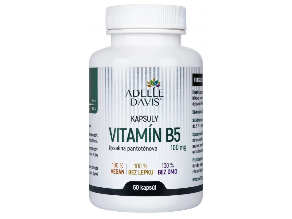 Vitamn B5 60 kaps. 100mg