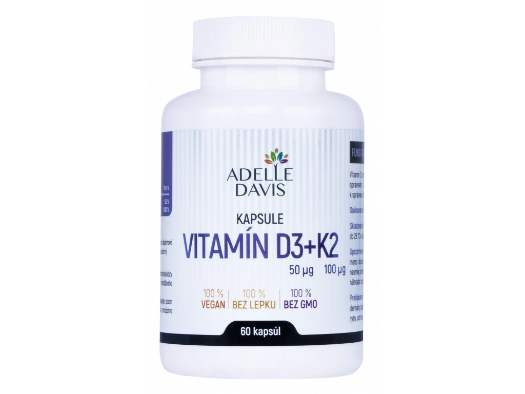 Vitamn D3+K2  60 kaps.