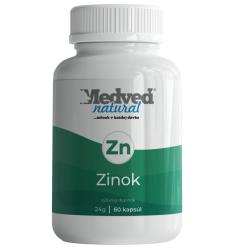 Zinok bisgl. 60 kaps.. 30mg