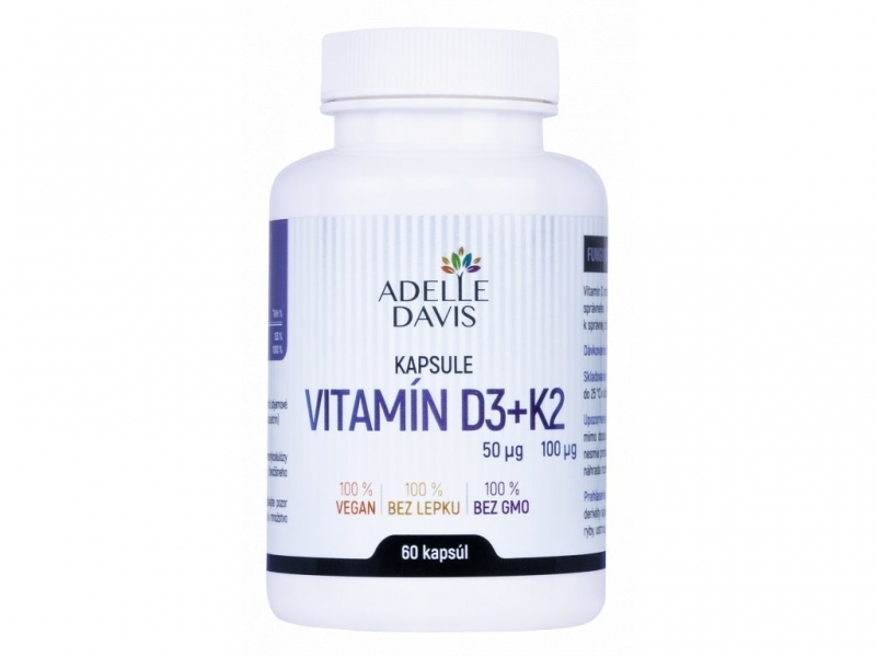 Vitamín D3+K2  60 kapsúl