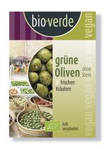 Olivy zelené chladené s bylinkami 150g bio BVE